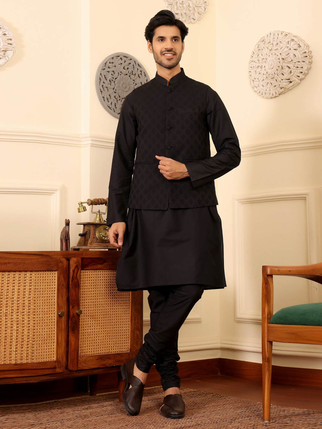 black kurta
