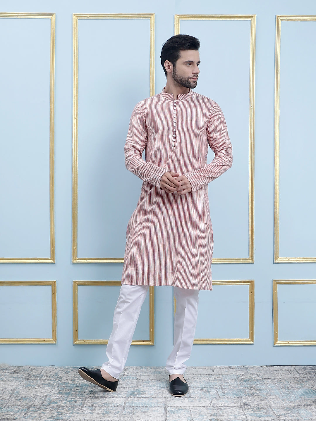 Thread Work Pure Cotton Kurta