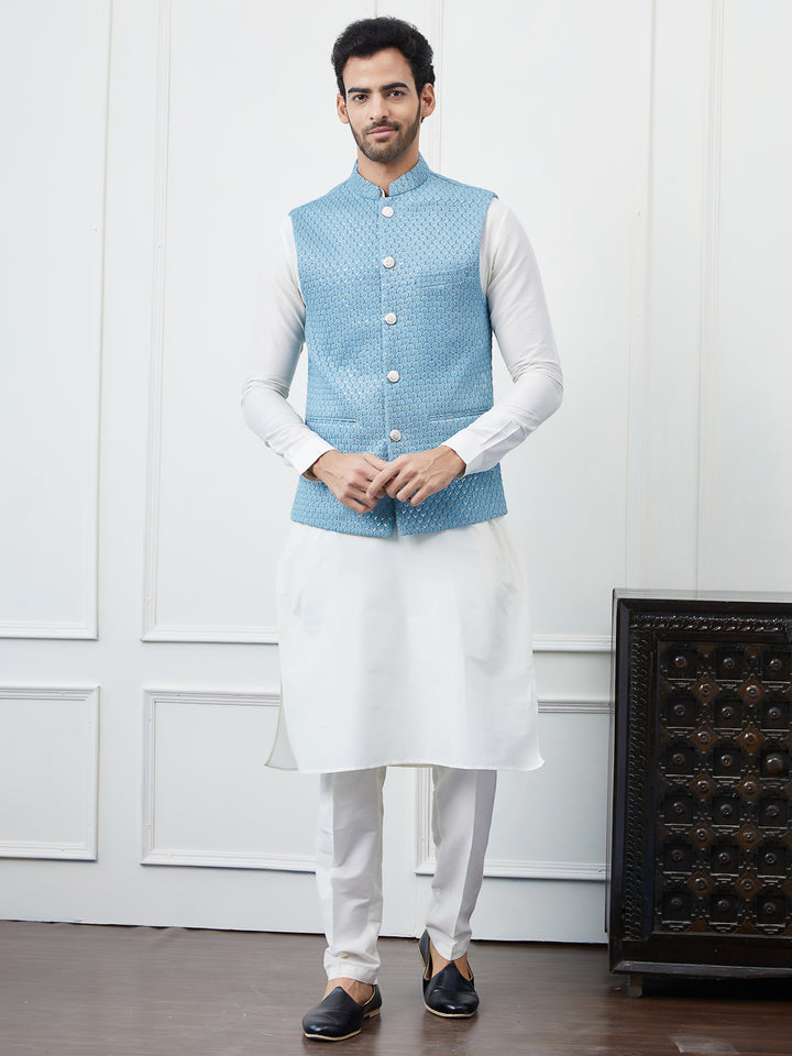 Embroidered Nehru Jacket