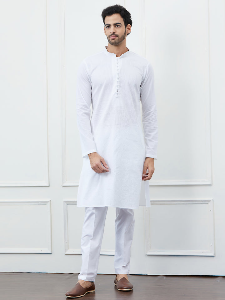 Thread Work Pure Cotton Kurta