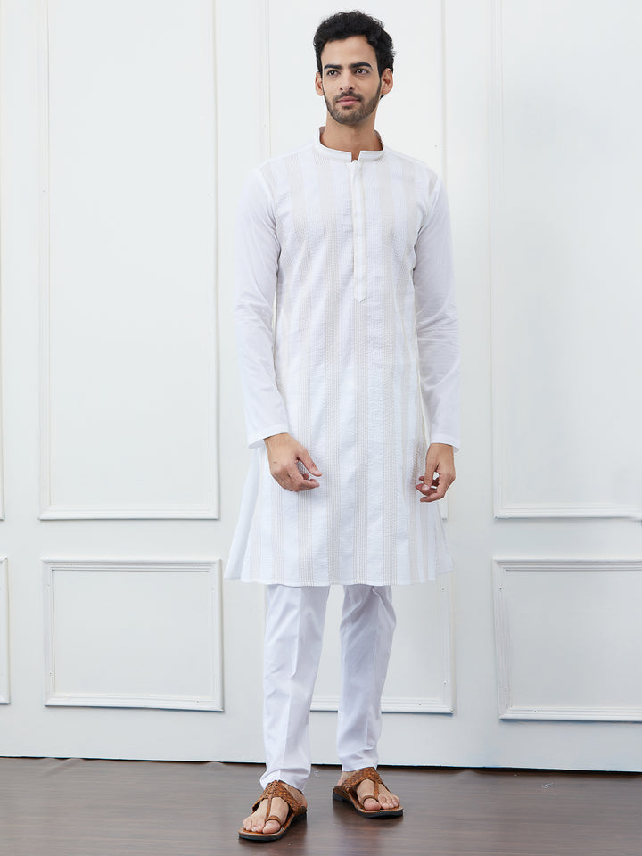 Thread Work Pure Cotton Kurta