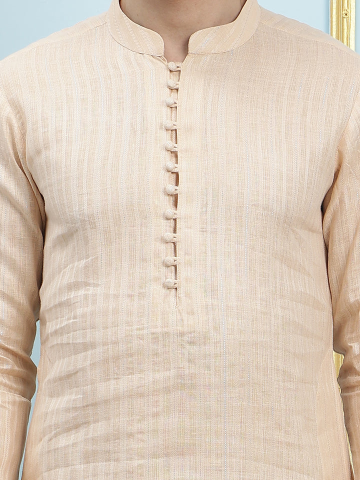 Thread Work Pure Cotton Kurta with Pyjama