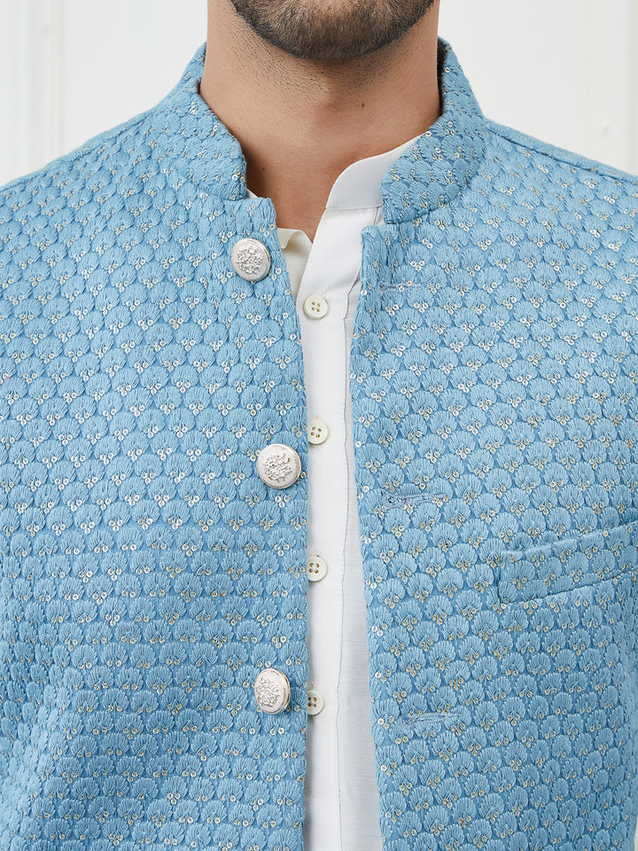 Embroidered Nehru Jacket