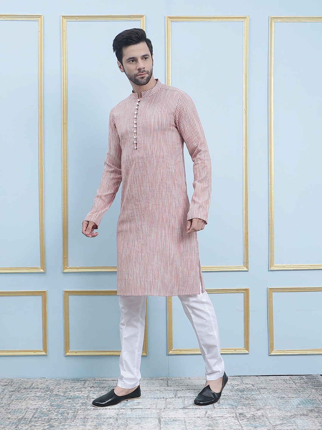 Thread Work Pure Cotton Kurta