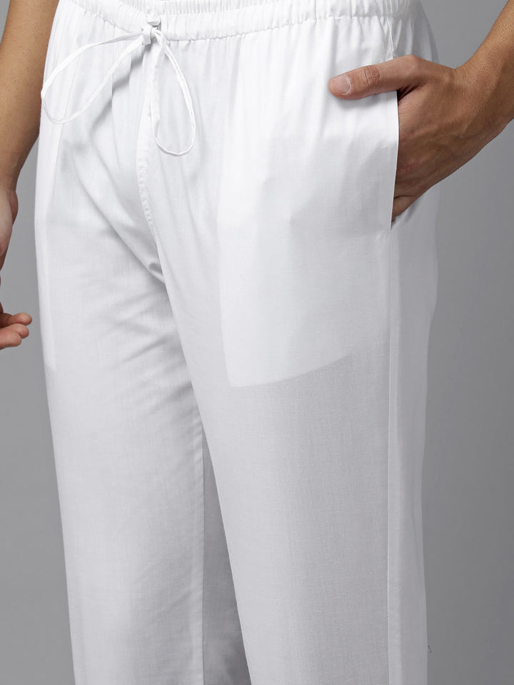 Nude Pink Pure Cotton Pathani Kurta with Pyjama