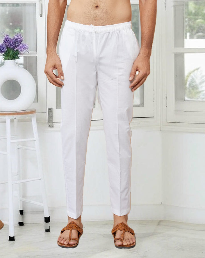 Blue Embroidered Thread Work Sequinned Chanderi Silk Straight Kurta with Pyjama