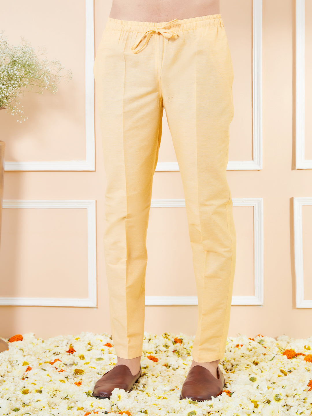 light yellow cotton pajamas