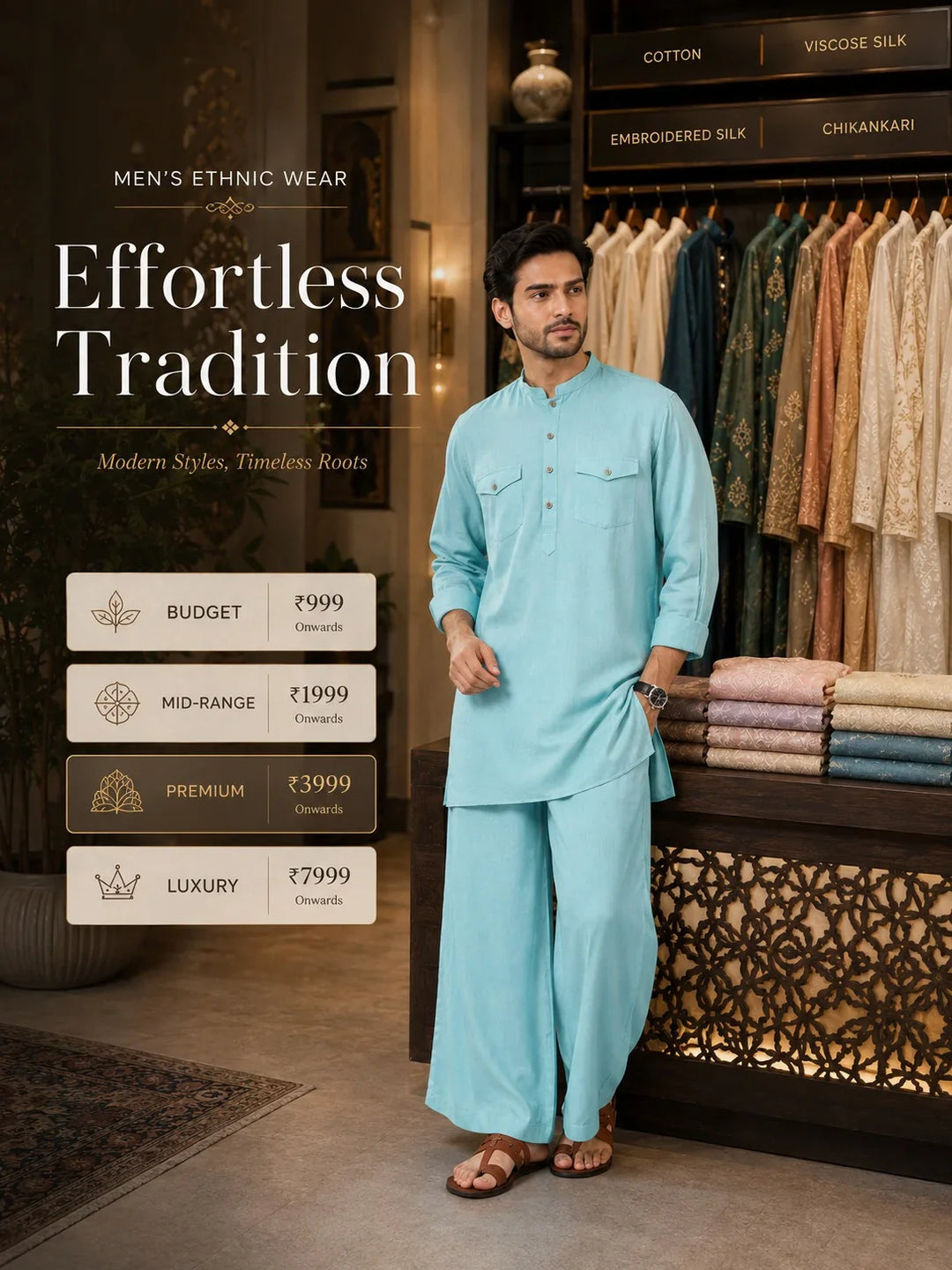 Fashionable Mens Kurta: A Complete Price Comparison Guide for Every Budget