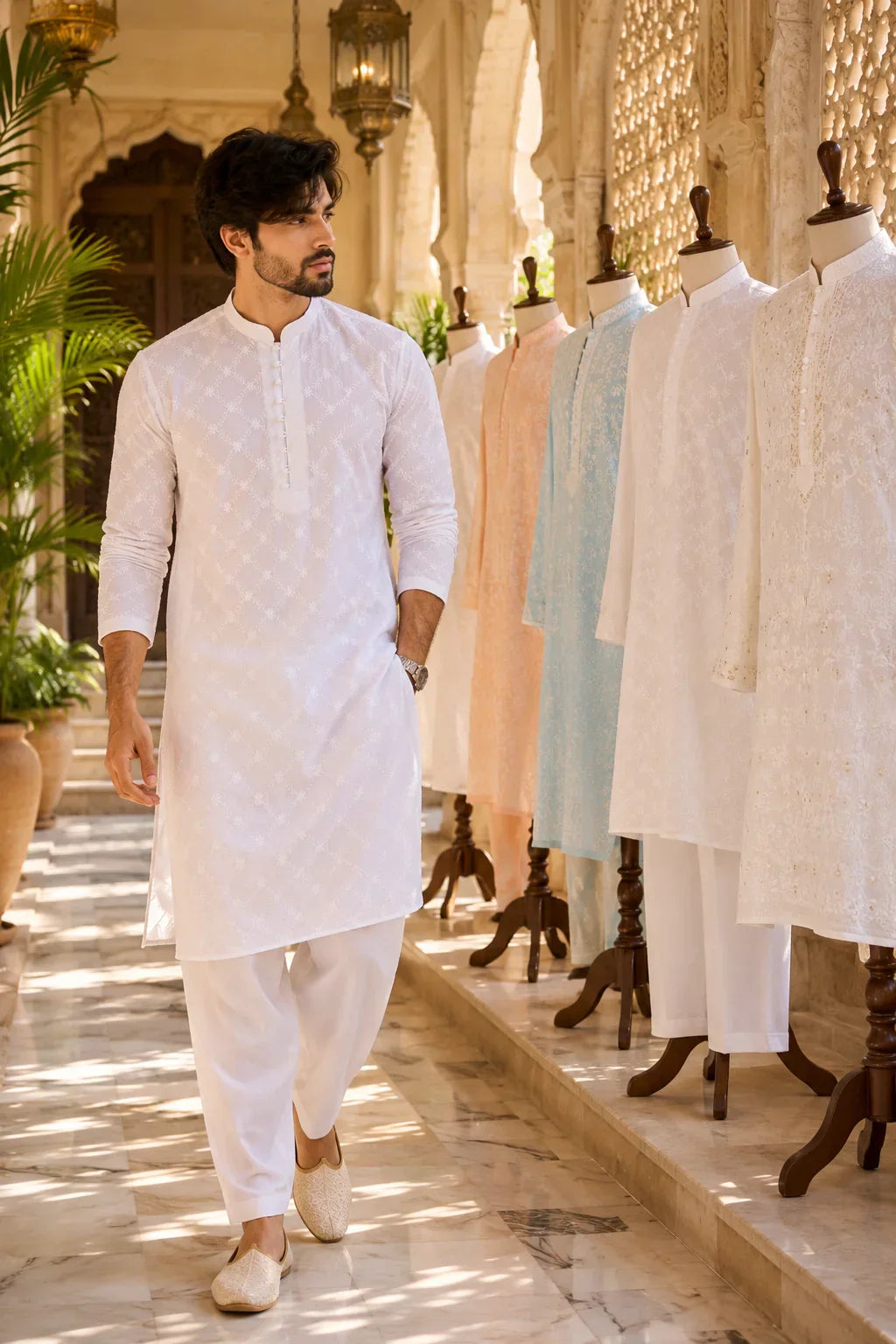 Chikankari Kurtas for Men