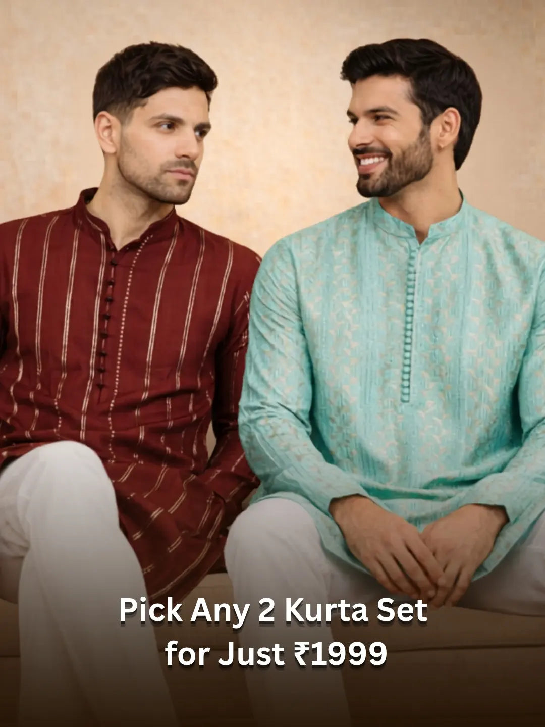 BUY 2 KURTA SET AT 1999/-