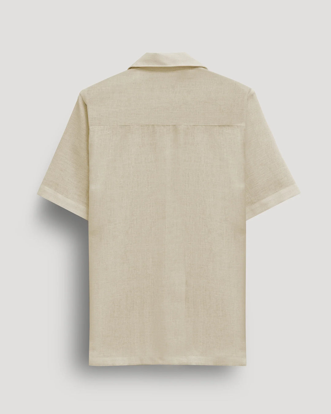 Men’s Beige Cotton Shirt