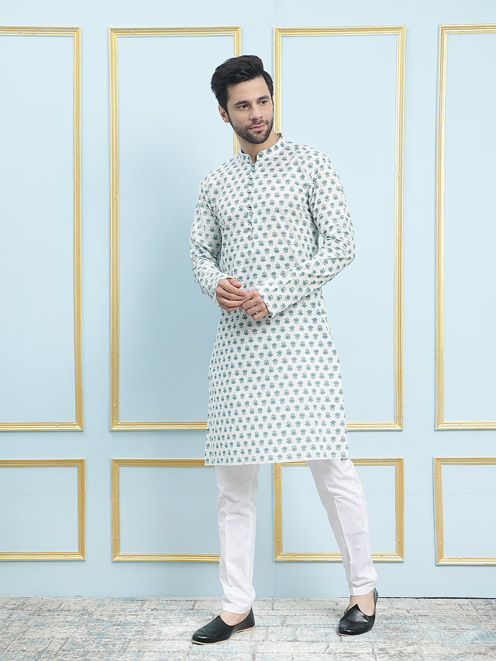 Printed Pure Cotton Straight Kurta
