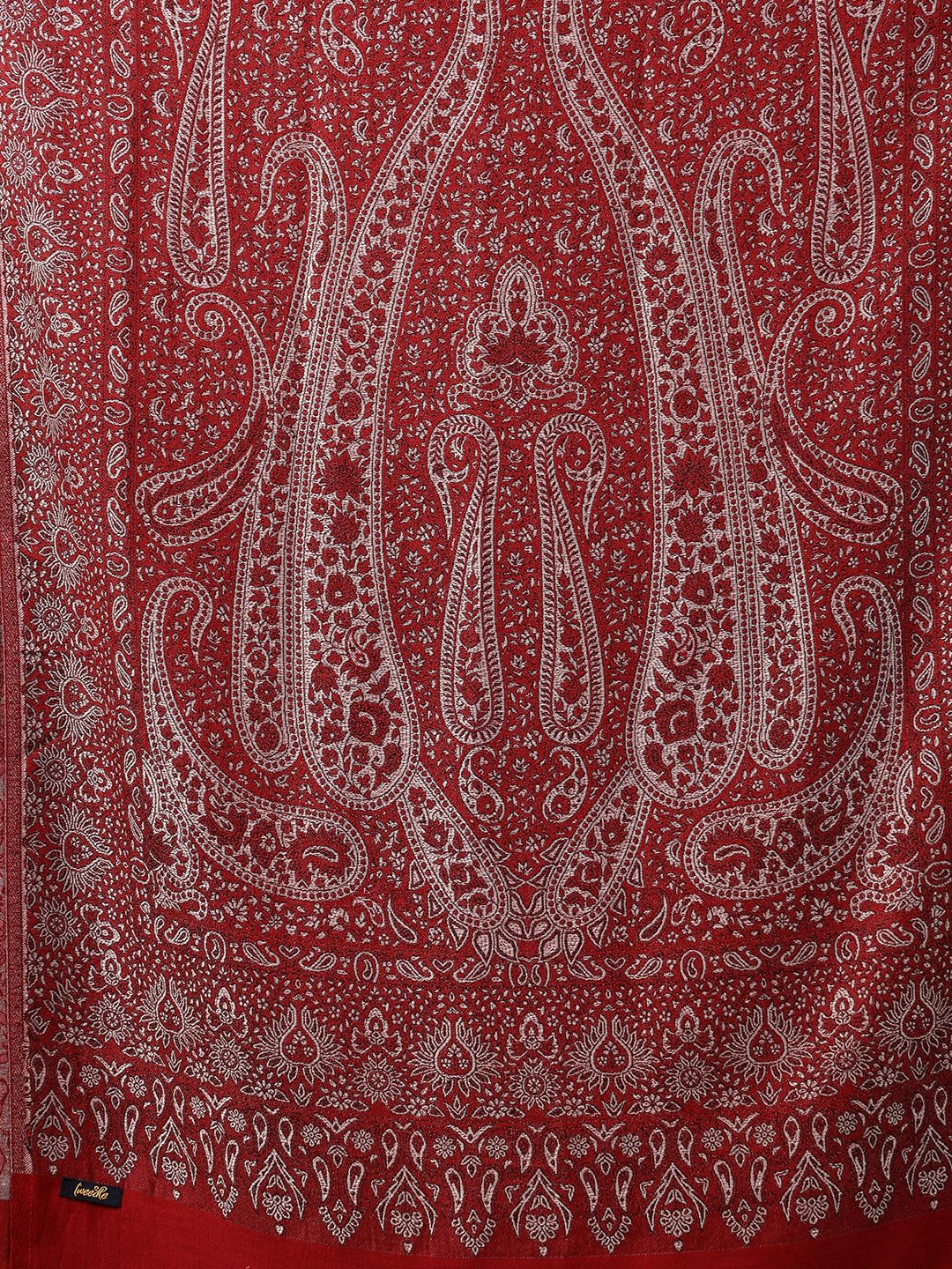 Tweedle Soft Bamboo Modal Stole for men - Red