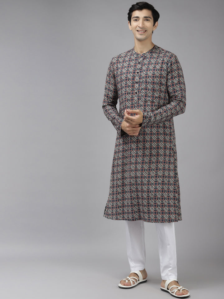 Printed kurta with Pyjama