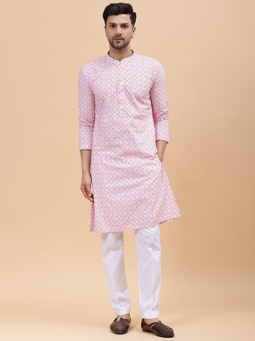 Pure Cotton Embroidered Straight kurta