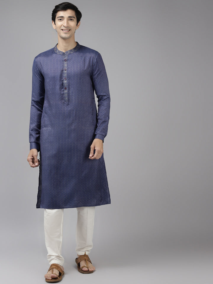 Silk Woven Straight kurta with Pyjama