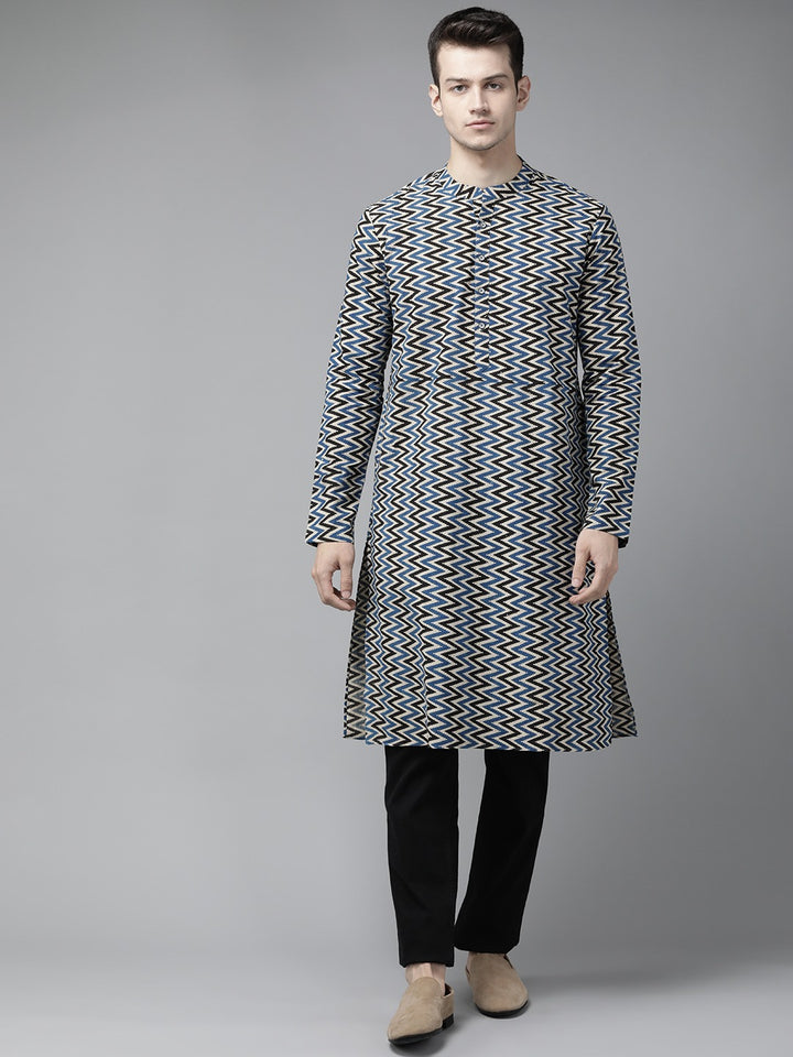 Handcrafted Block printed Kalamkari straight Sustainable kurta