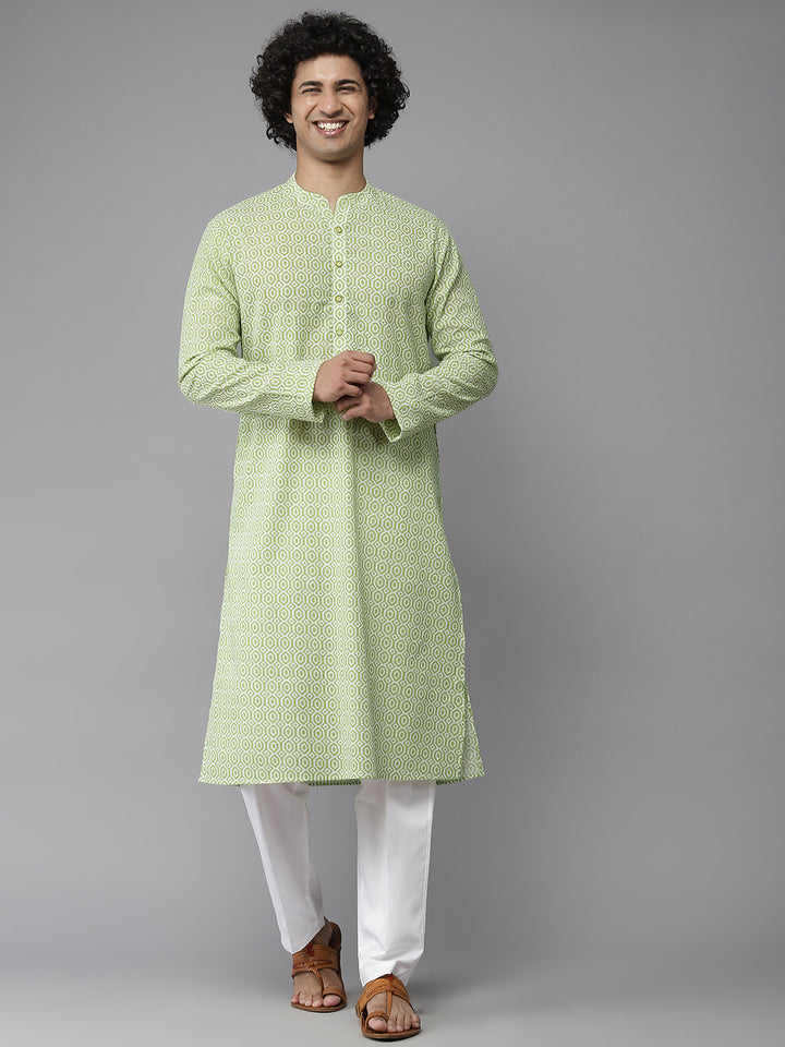 Printed Pure Cotton Straight Kurta