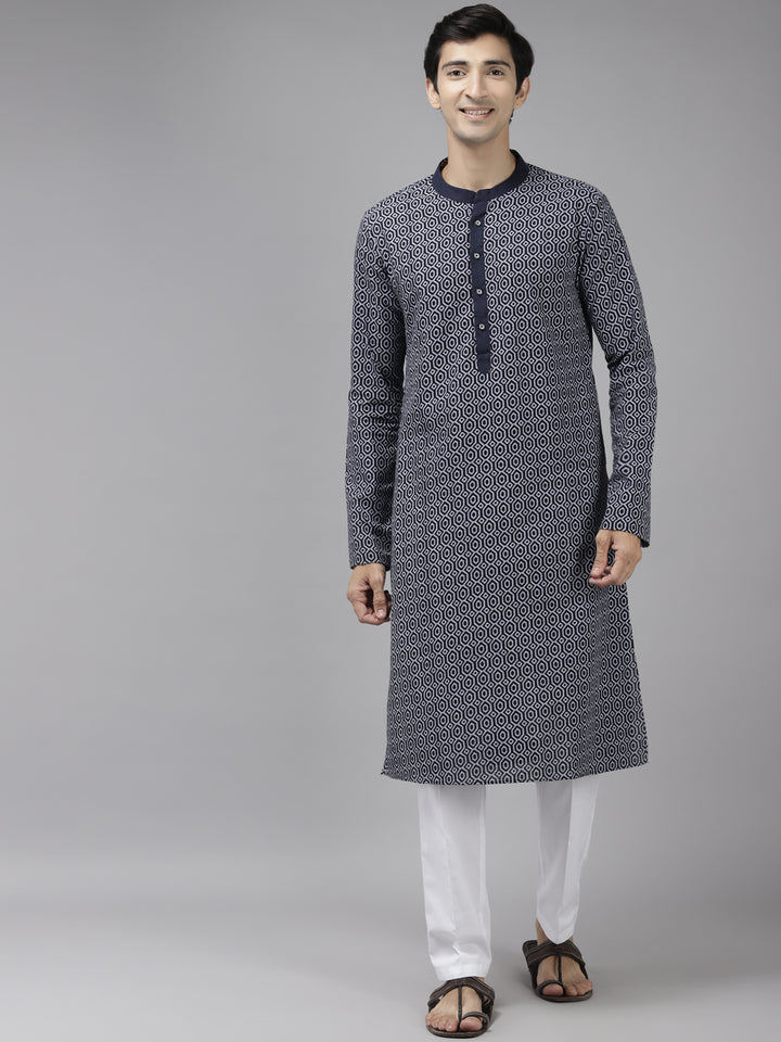 Printed kurta with Pyjama