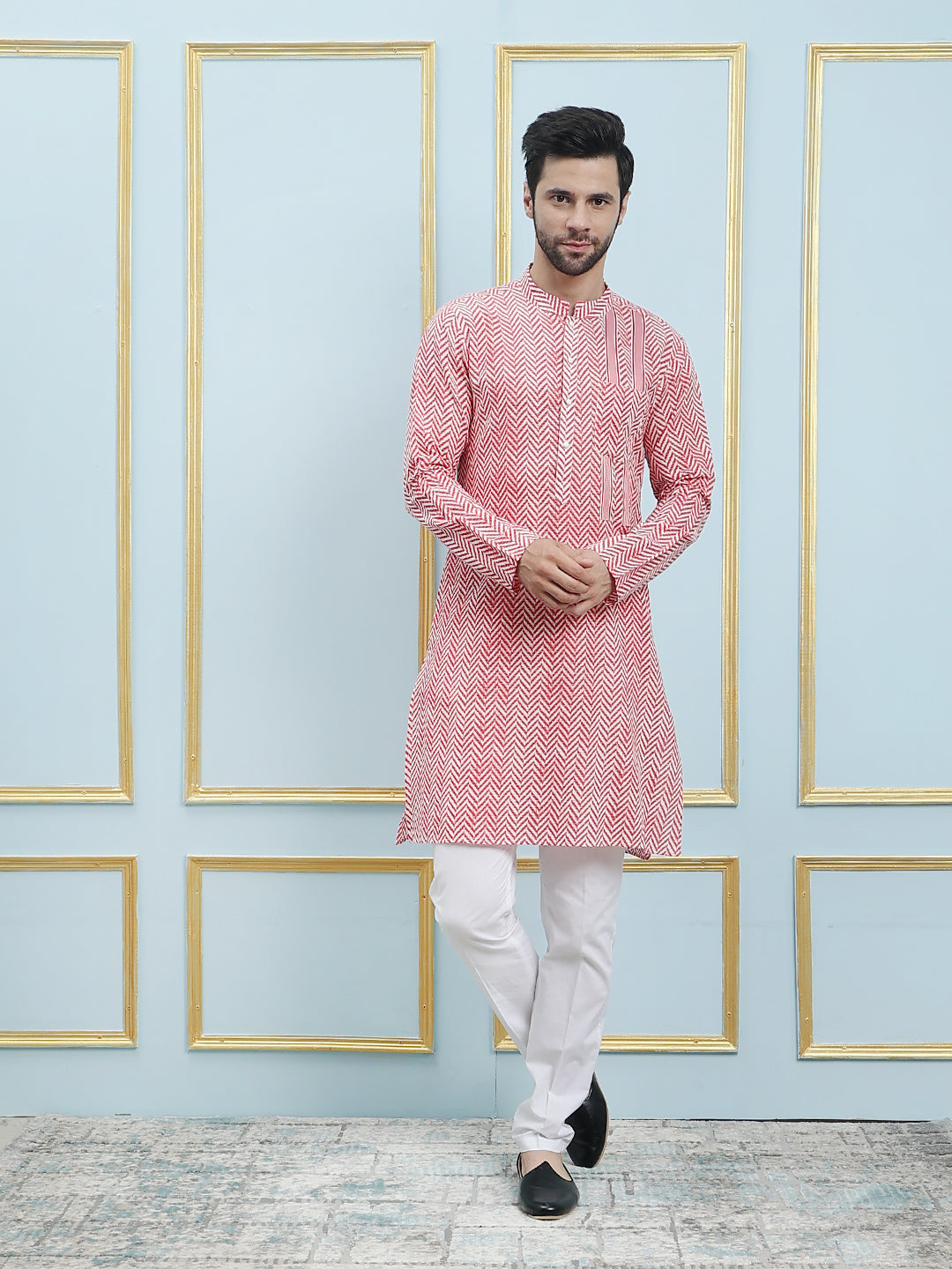 Printed Pure Cotton Straight Kurta