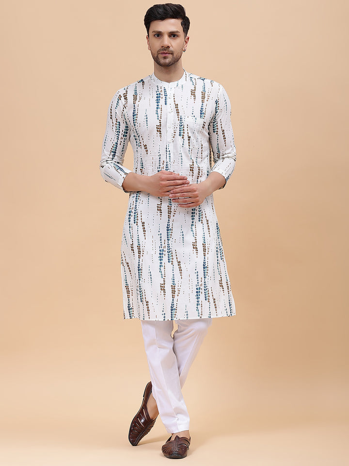 Pure Cotton Printed Straight kurta