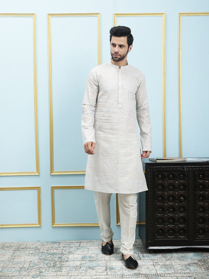 Solid Pure Cotton Straight Kurta
