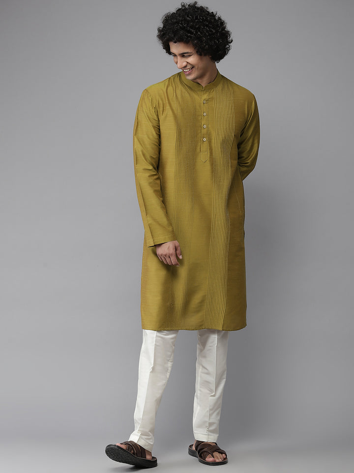 Cotton Silk Straight kurta with Pyjama