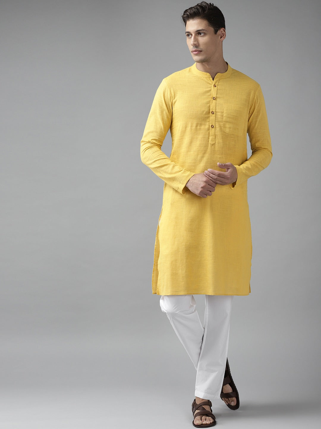 Cotton Linen Textured Kurta