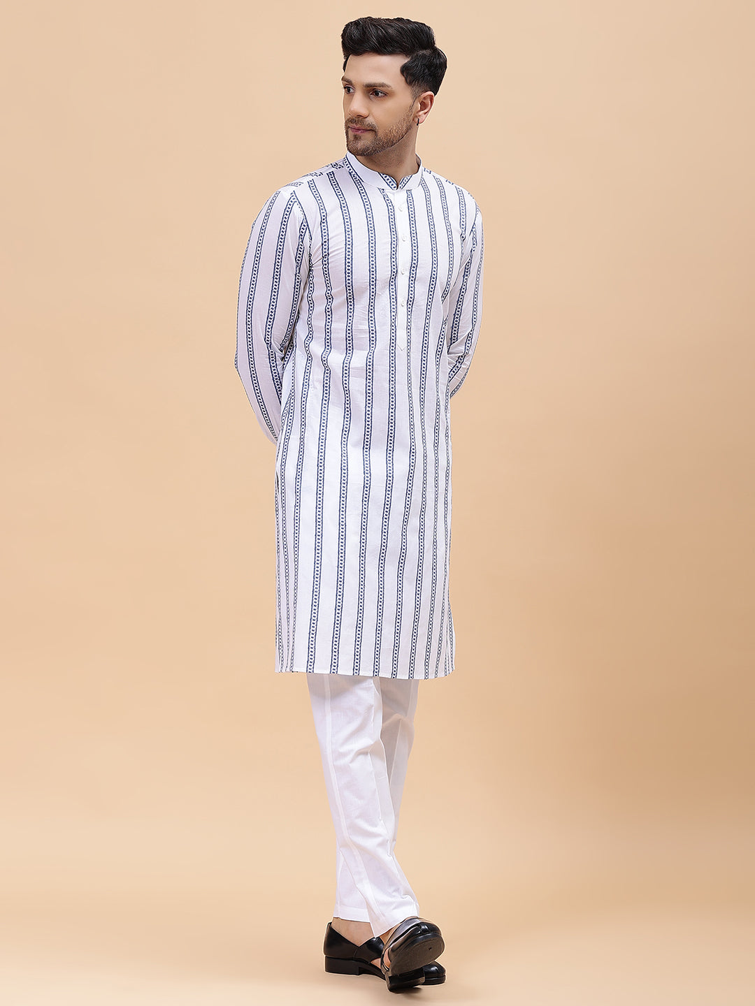 Pure Cotton Embroidered Straight kurta