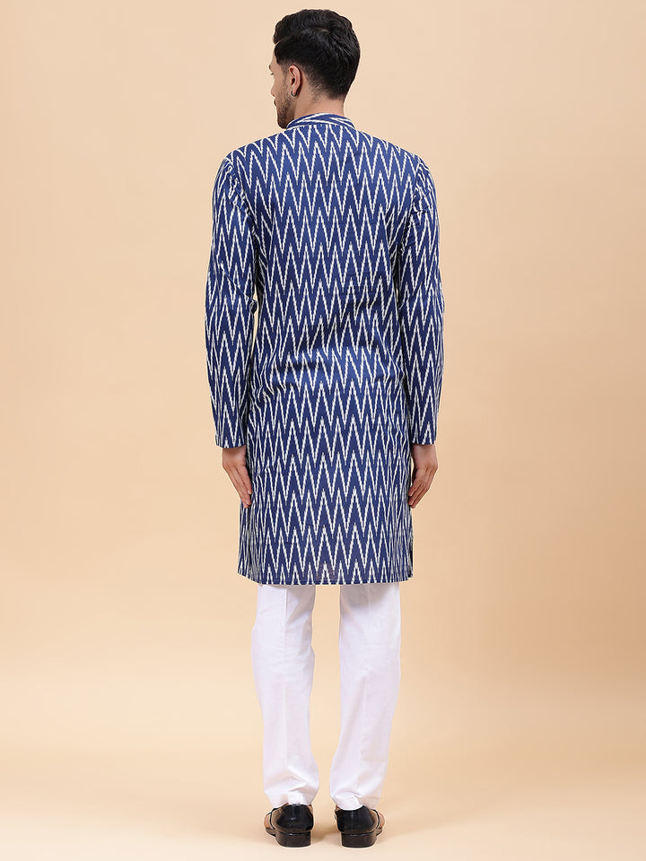 Pure Cotton Printed Straight kurta