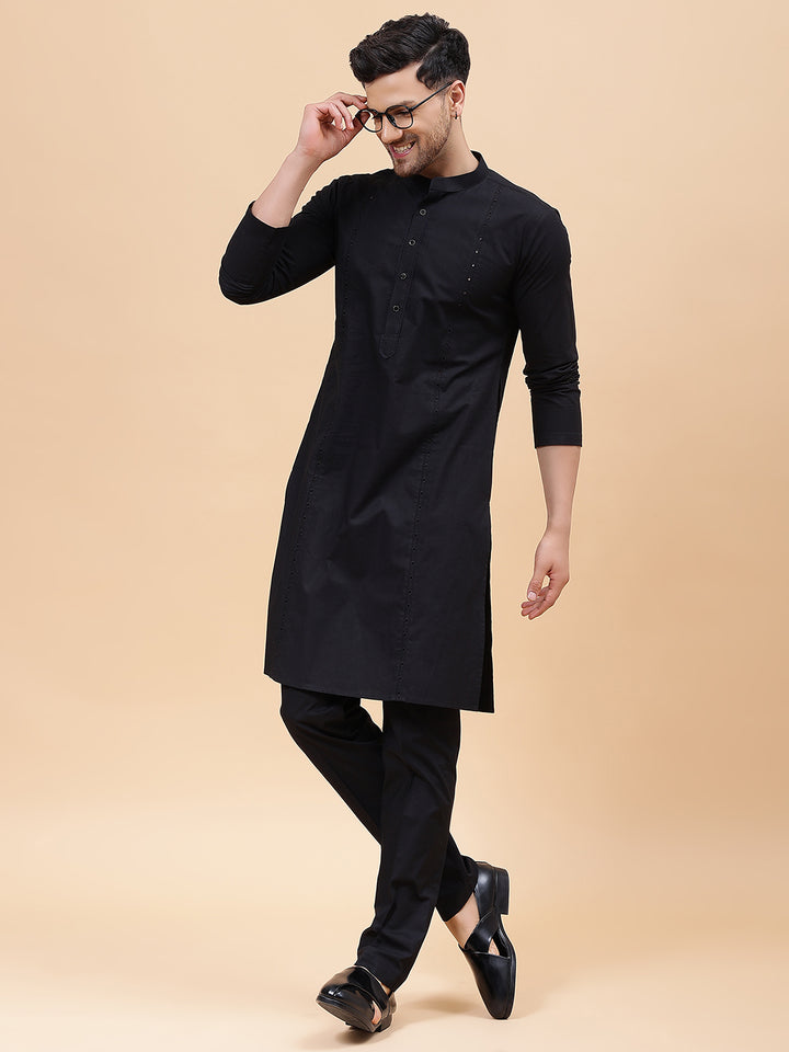Pure Cotton Embroidered Straight kurta