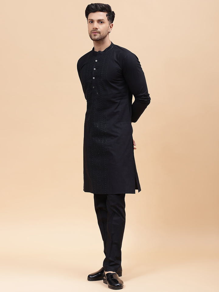 Pure Cotton Embroidered Straight kurta
