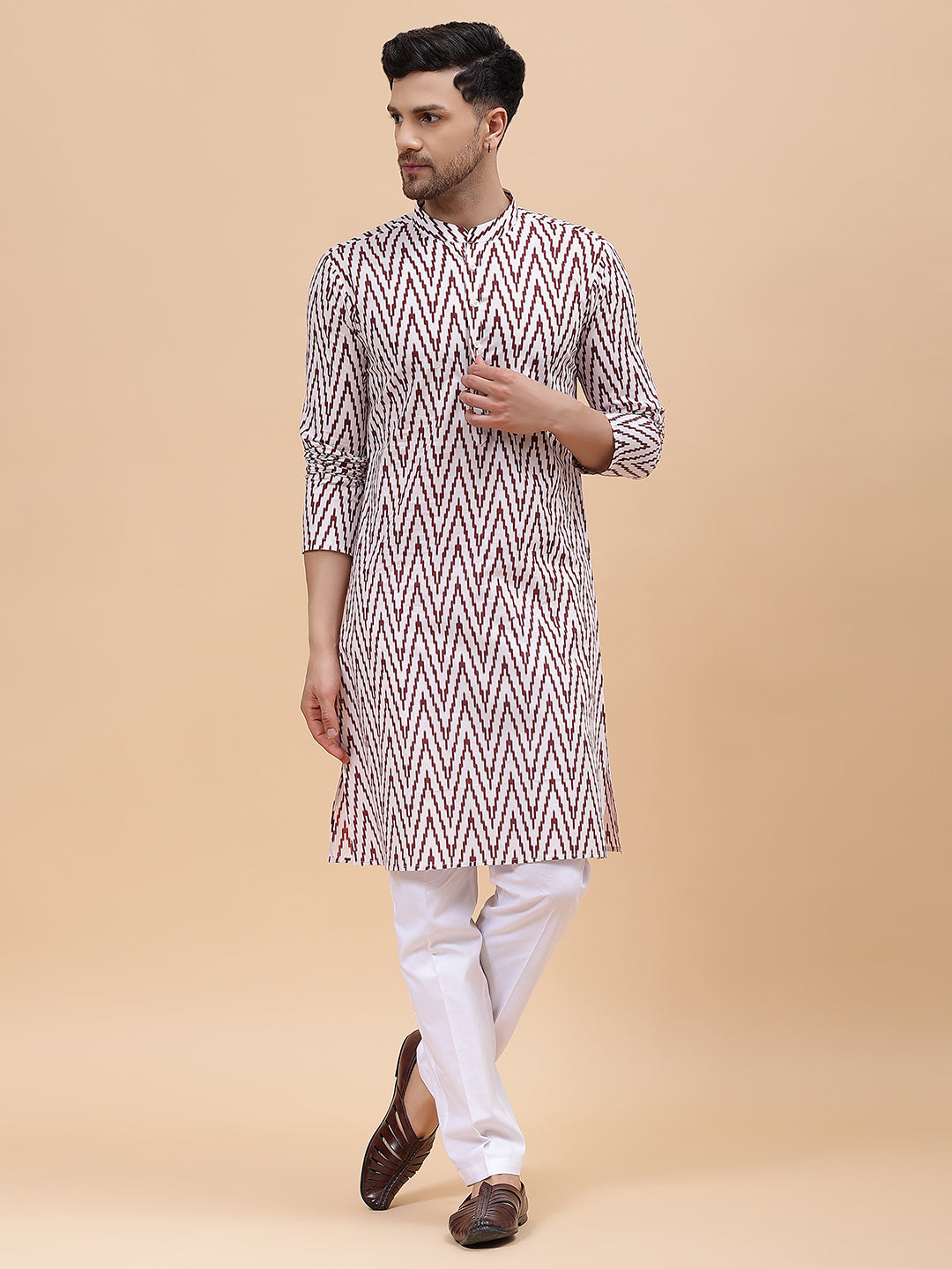 Pure Cotton Printed Straight kurta