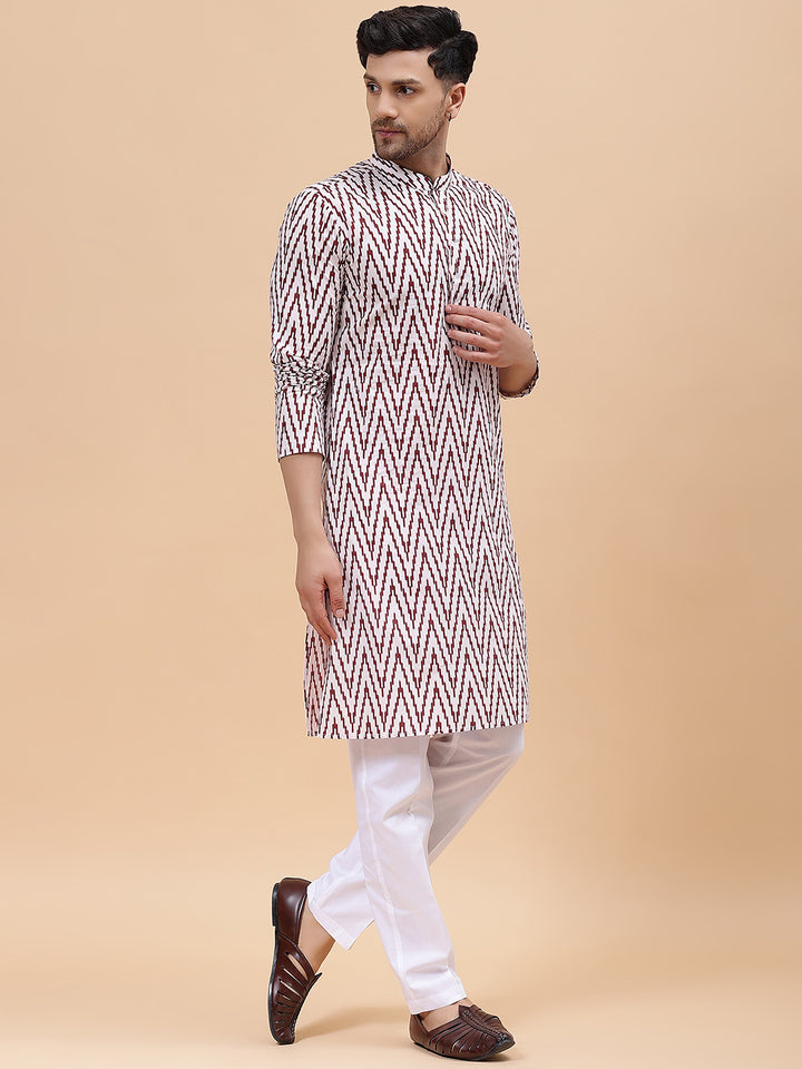 Pure Cotton Printed Straight kurta