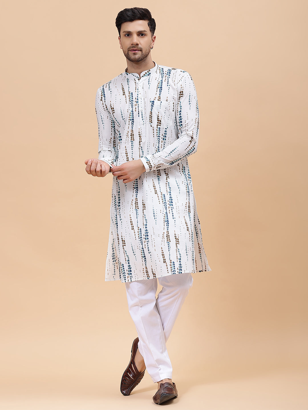 Pure Cotton Printed Straight kurta