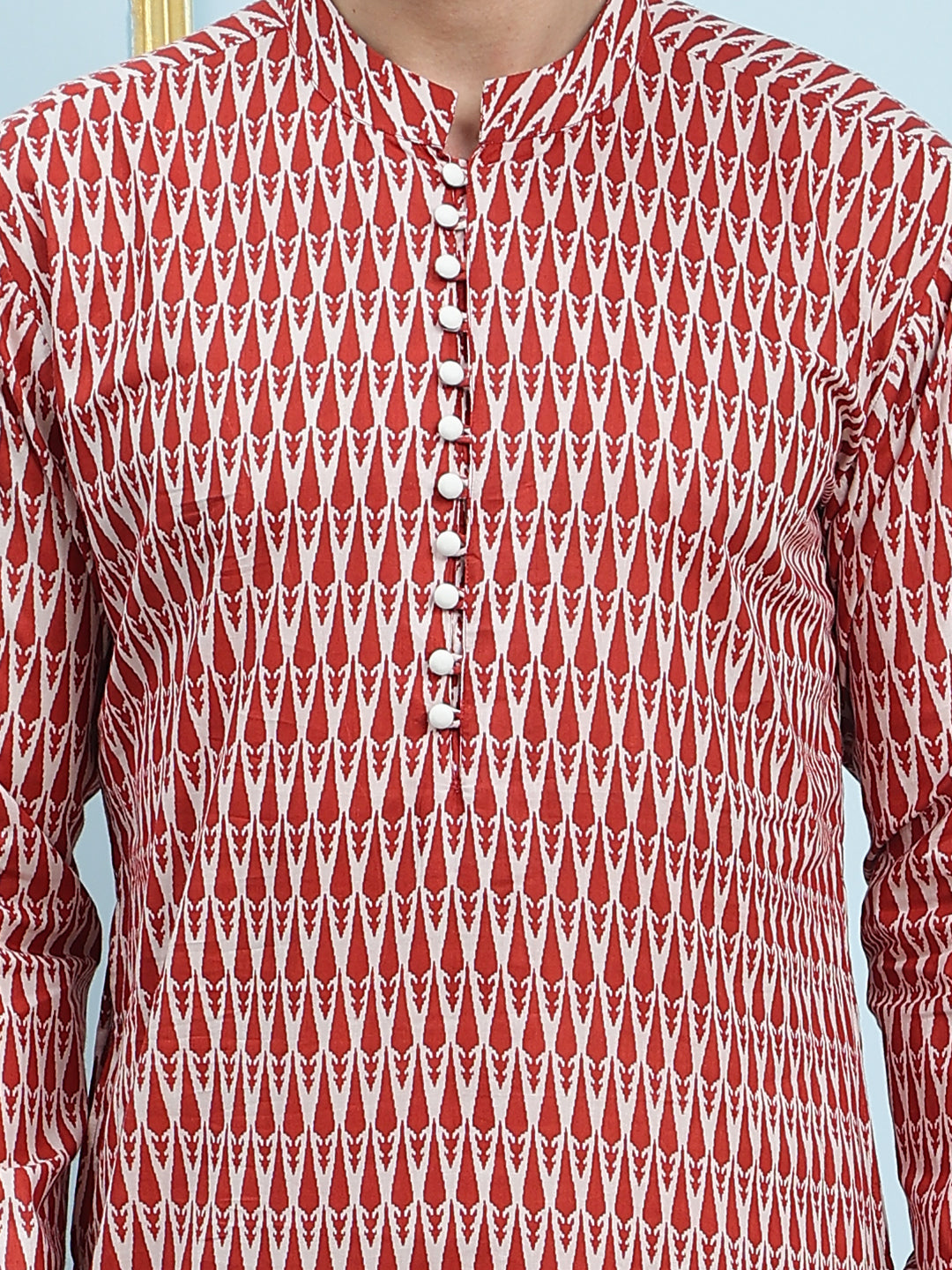 Printed Pure Cotton Straight Kurta