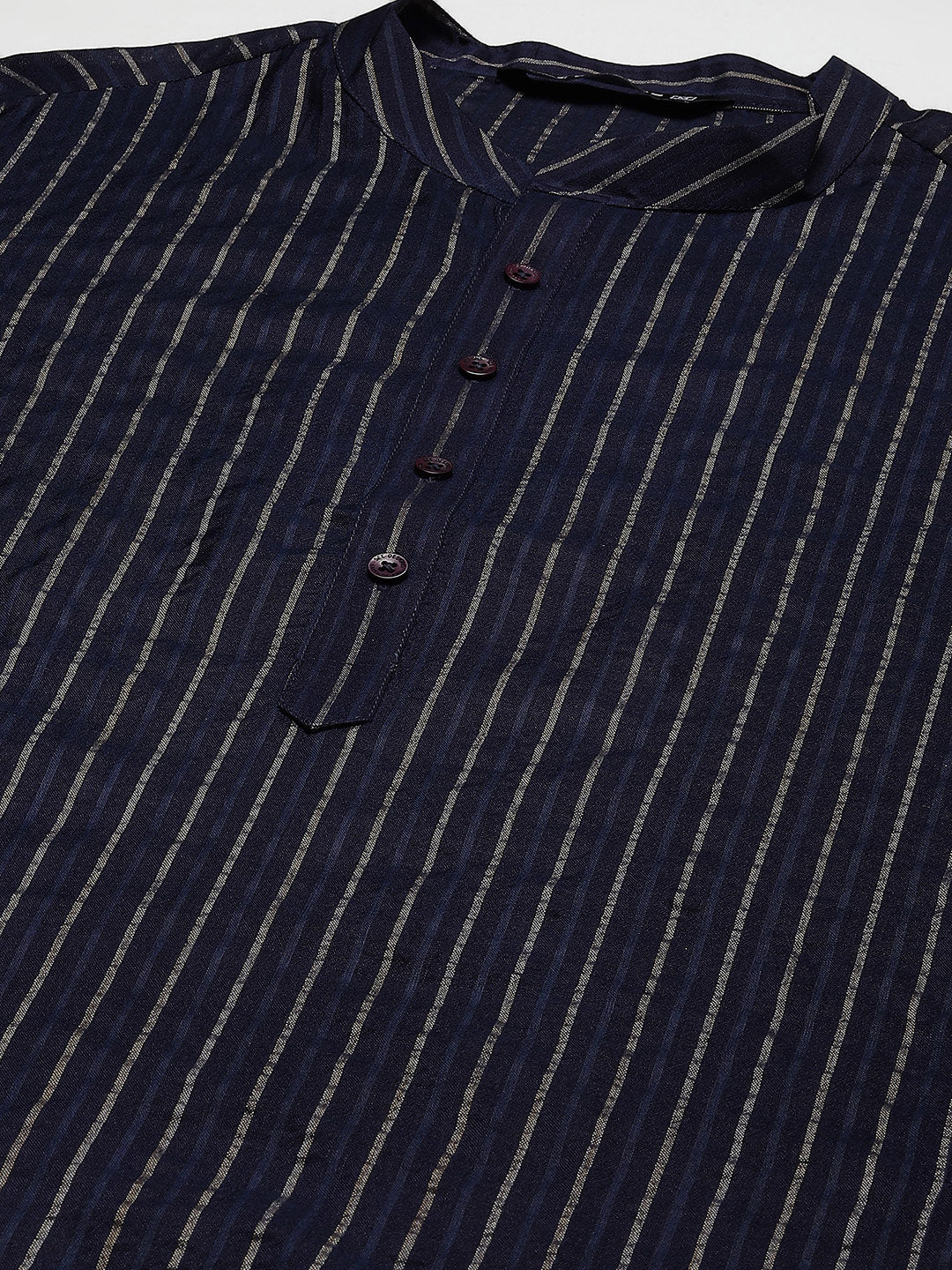 Silk Woven Straight Kurta with Pyjama