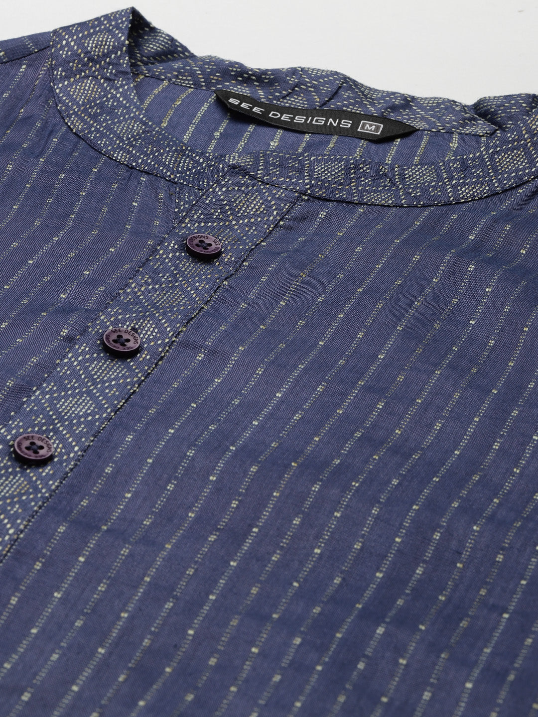 Silk Woven Straight kurta with Pyjama