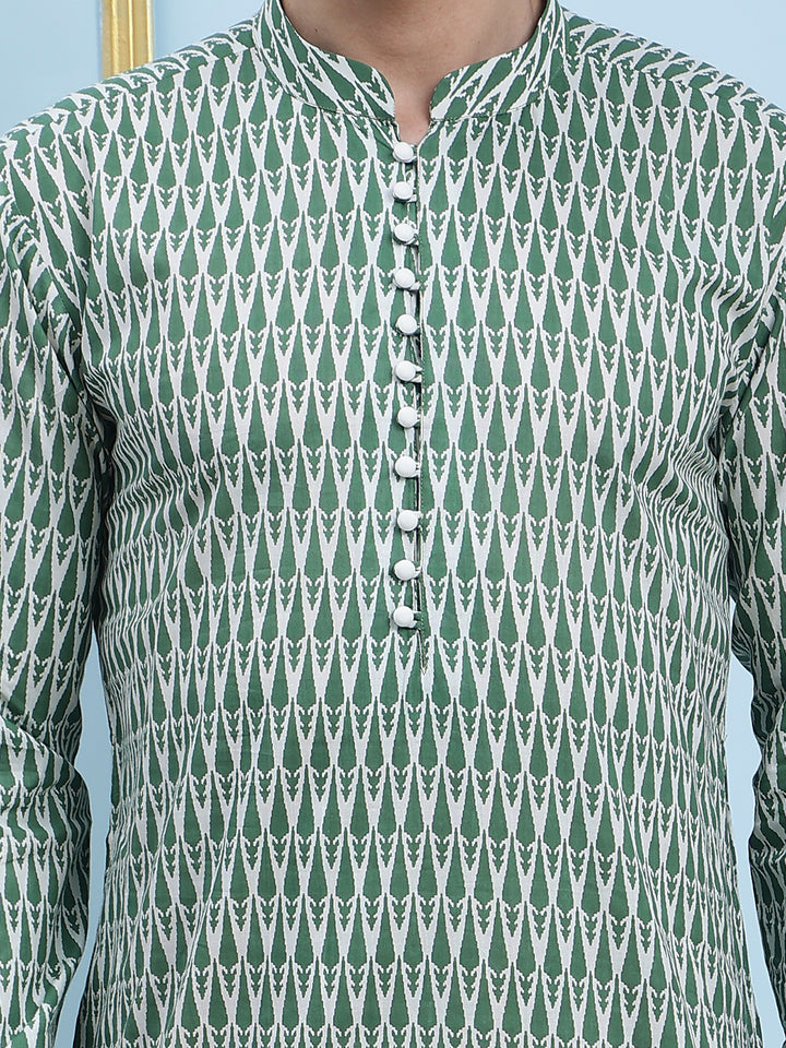 Printed Pure Cotton Straight Kurta