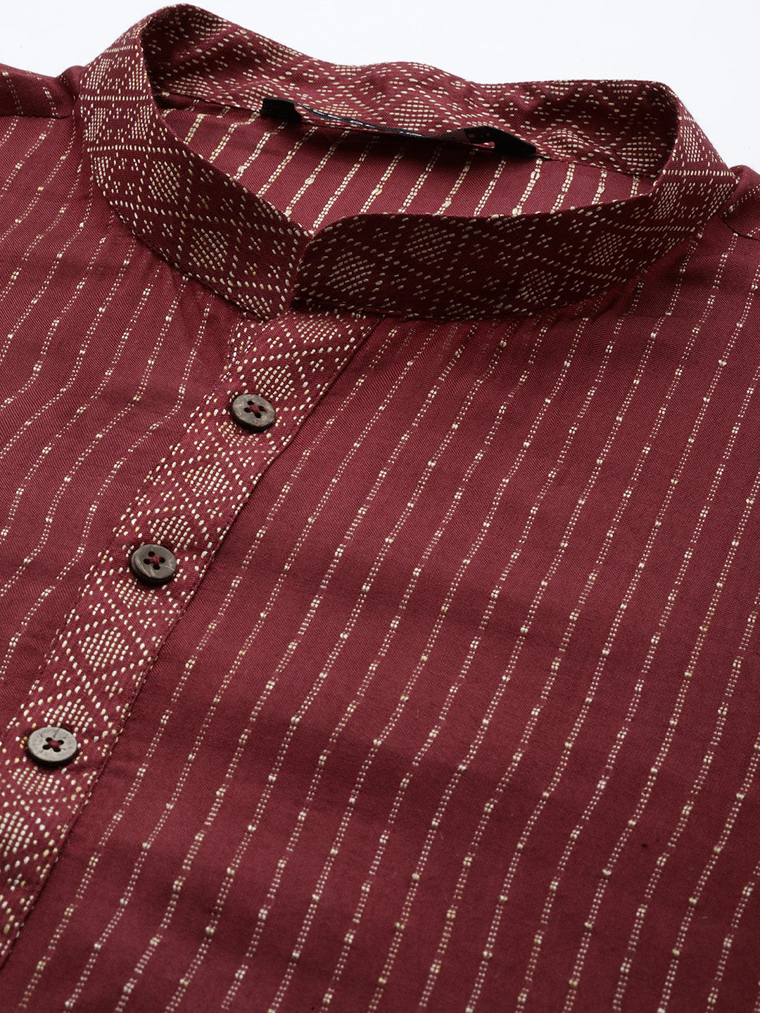 Silk Woven Straight Kurta with Pyjama