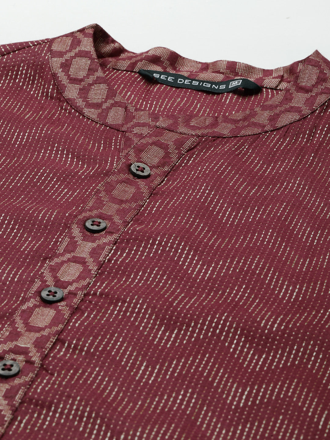 Silk Woven Straight kurta with Pyjama