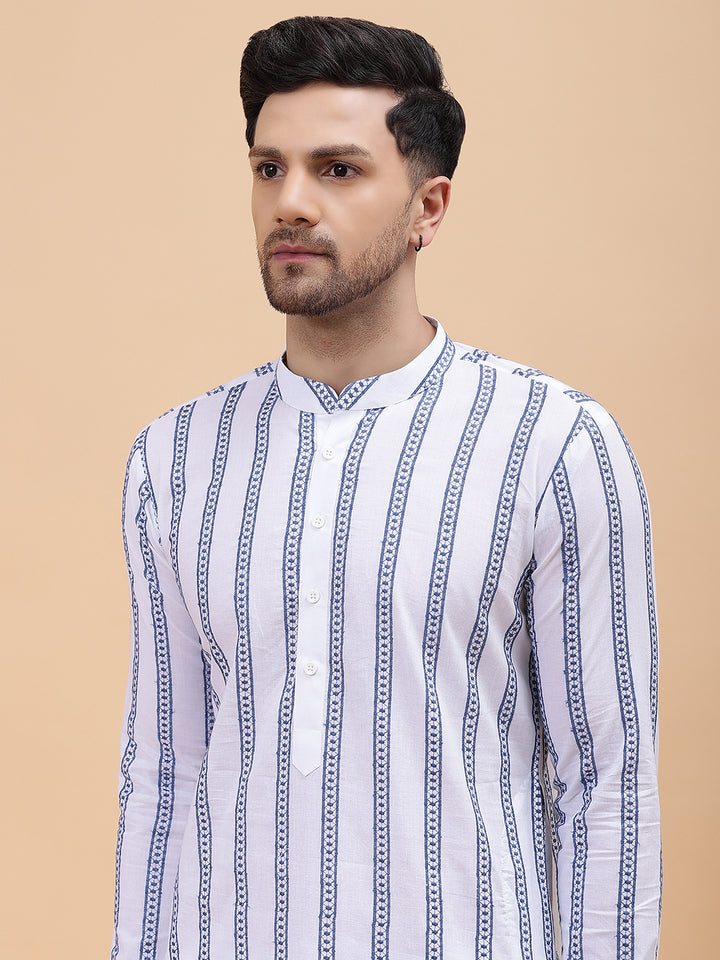 Pure Cotton Embroidered Straight kurta