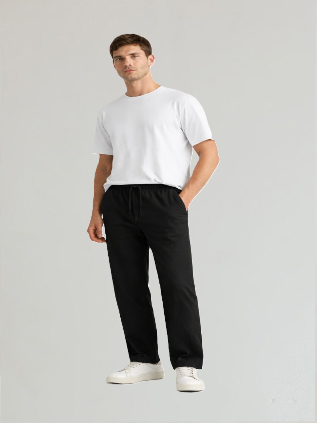 See Designs Linen Pyjama – Black | Linen