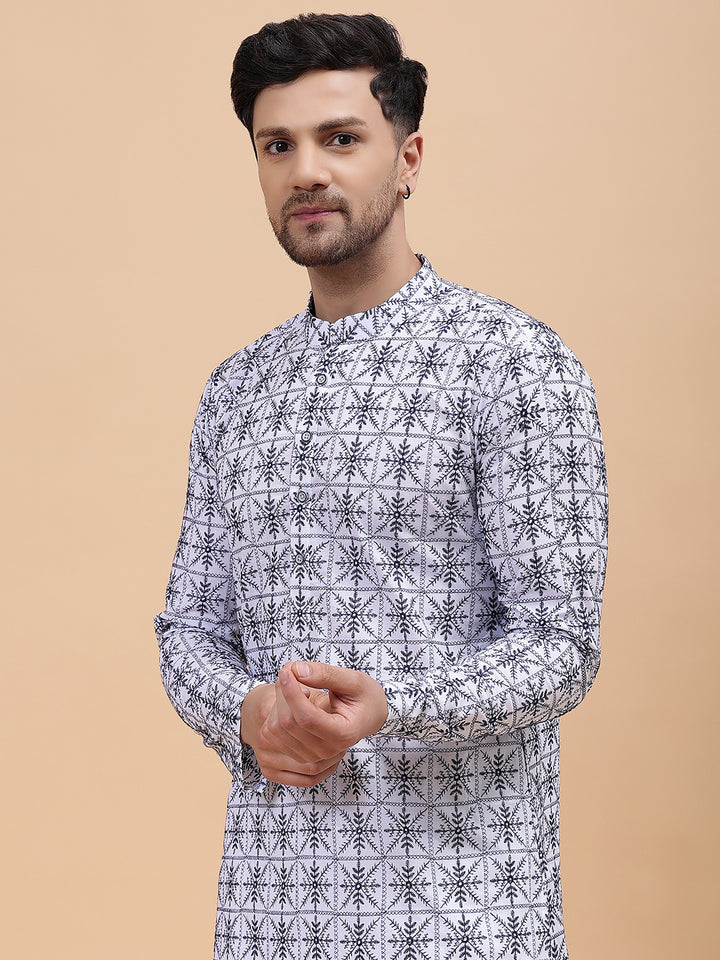 Pure Cotton Embroidered Straight kurta