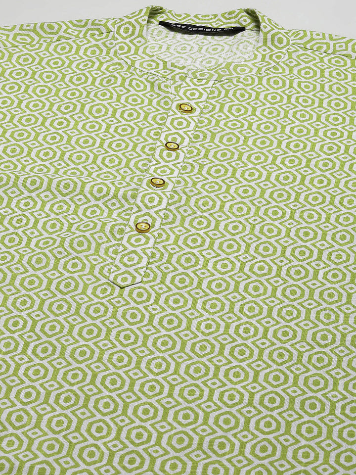 Printed Pure Cotton Straight Kurta