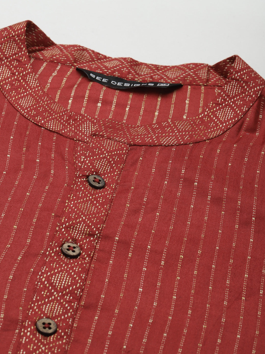 Silk Woven Straight kurta with Pyjama