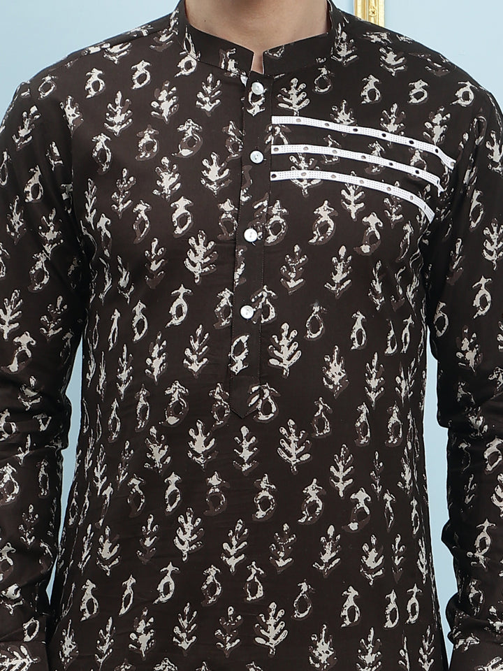 Printed Pure Cotton Straight Kurta