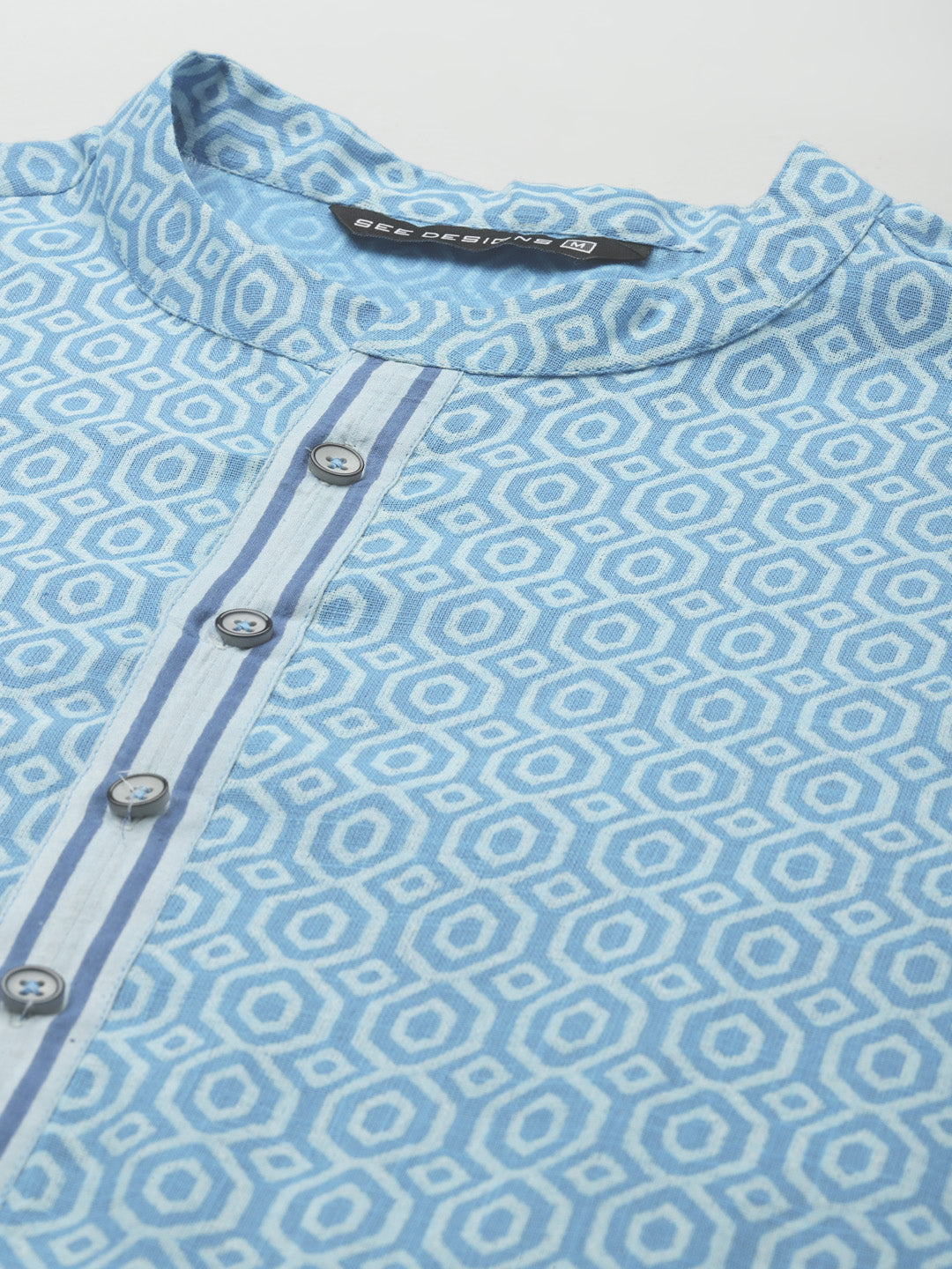 Printed Straight kurta with Pyjama