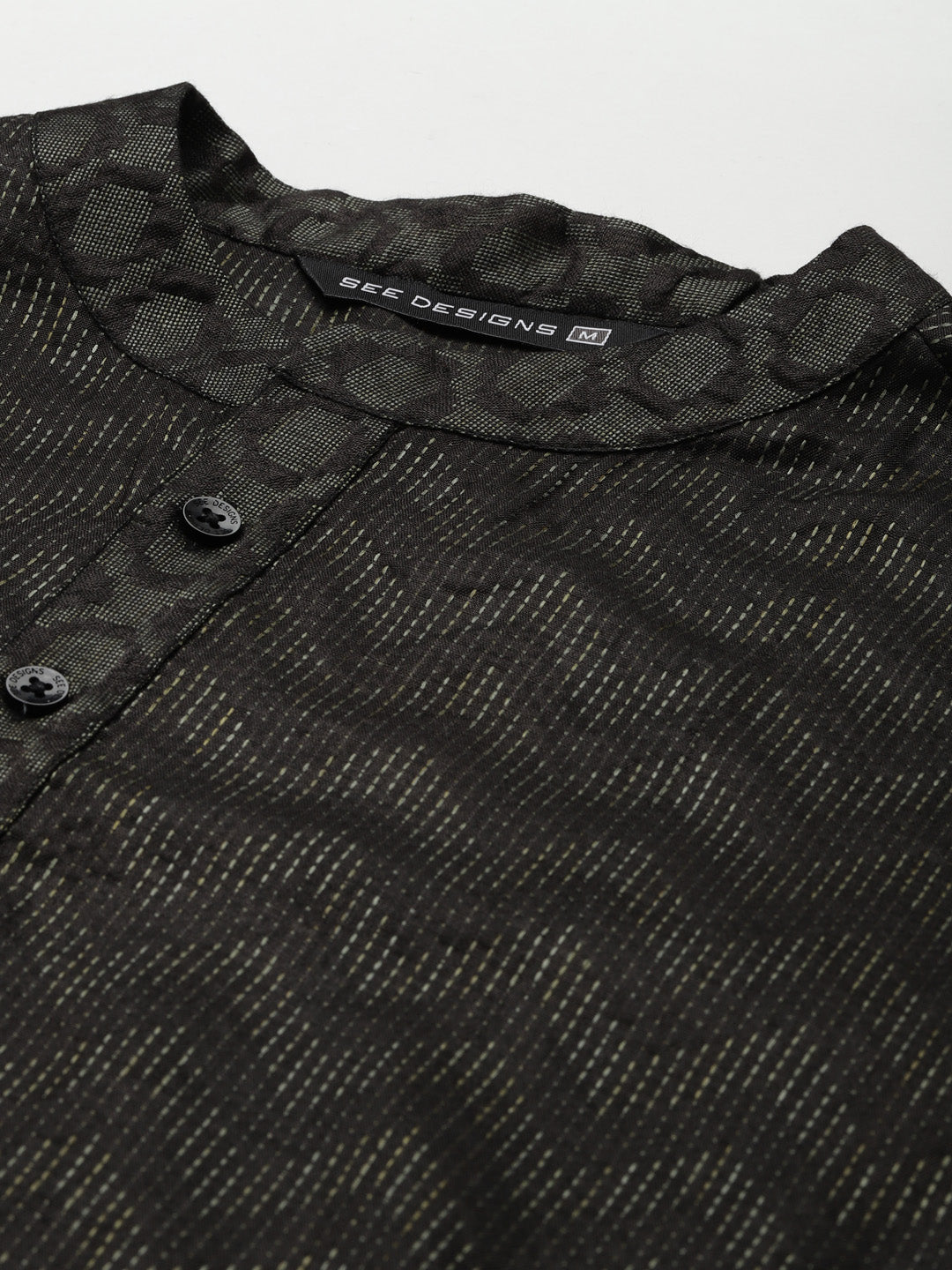 Silk Woven Straight kurta with Pyjama