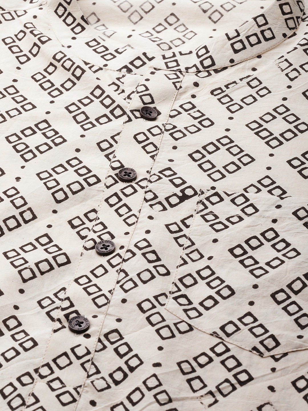 Handcrafted Block Printed Sustainable Straight kurta
